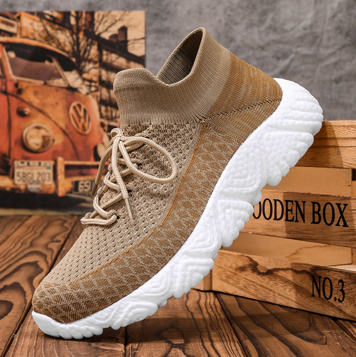 THICK SOLED SLIP ON SNEAKERS