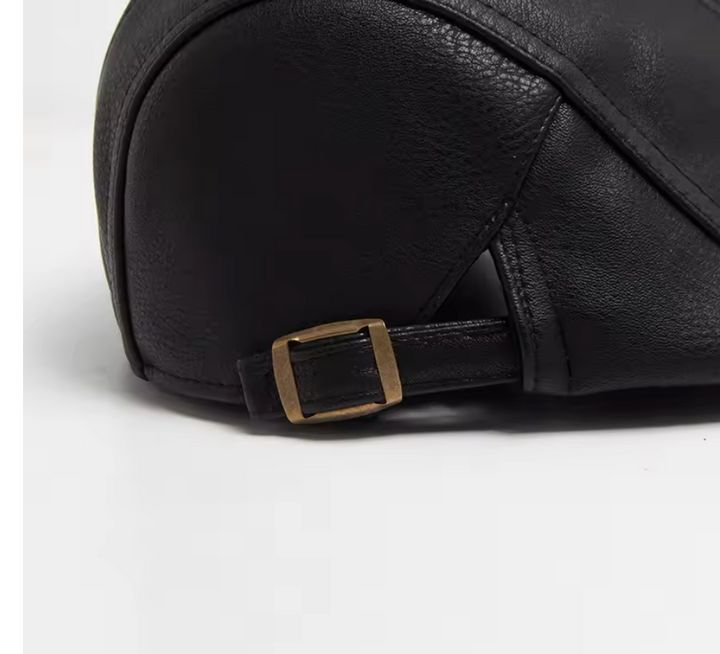 VINTAGE LEATHER BERET