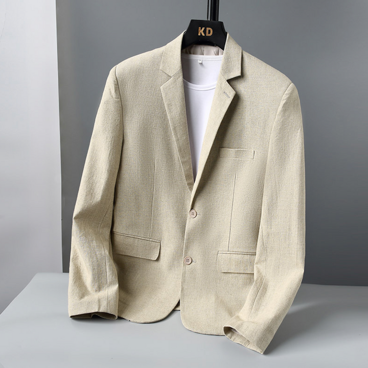 HIGH-END SLIM LINEN BLAZER
