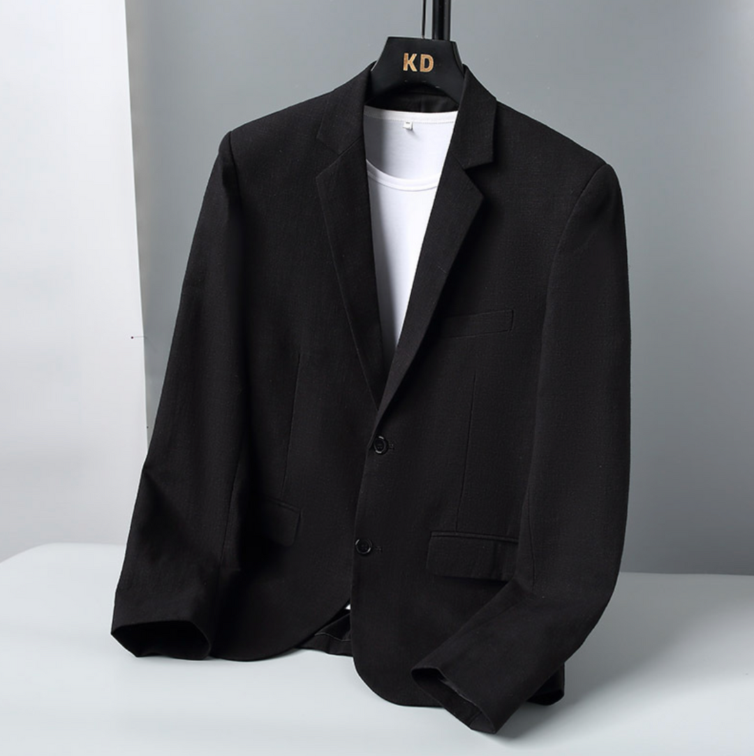HIGH-END SLIM LINEN BLAZER