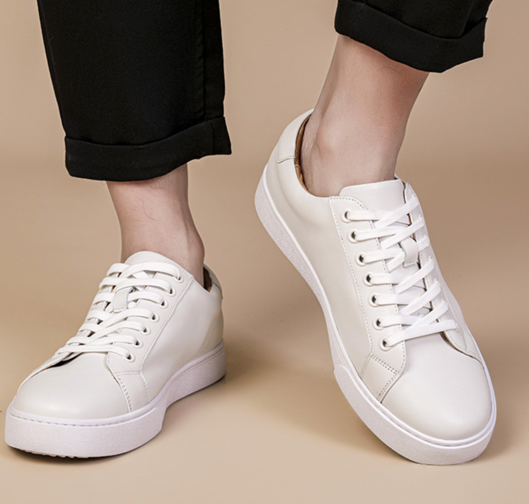 GENUINE LEATHER THICK-SOLED SHOES