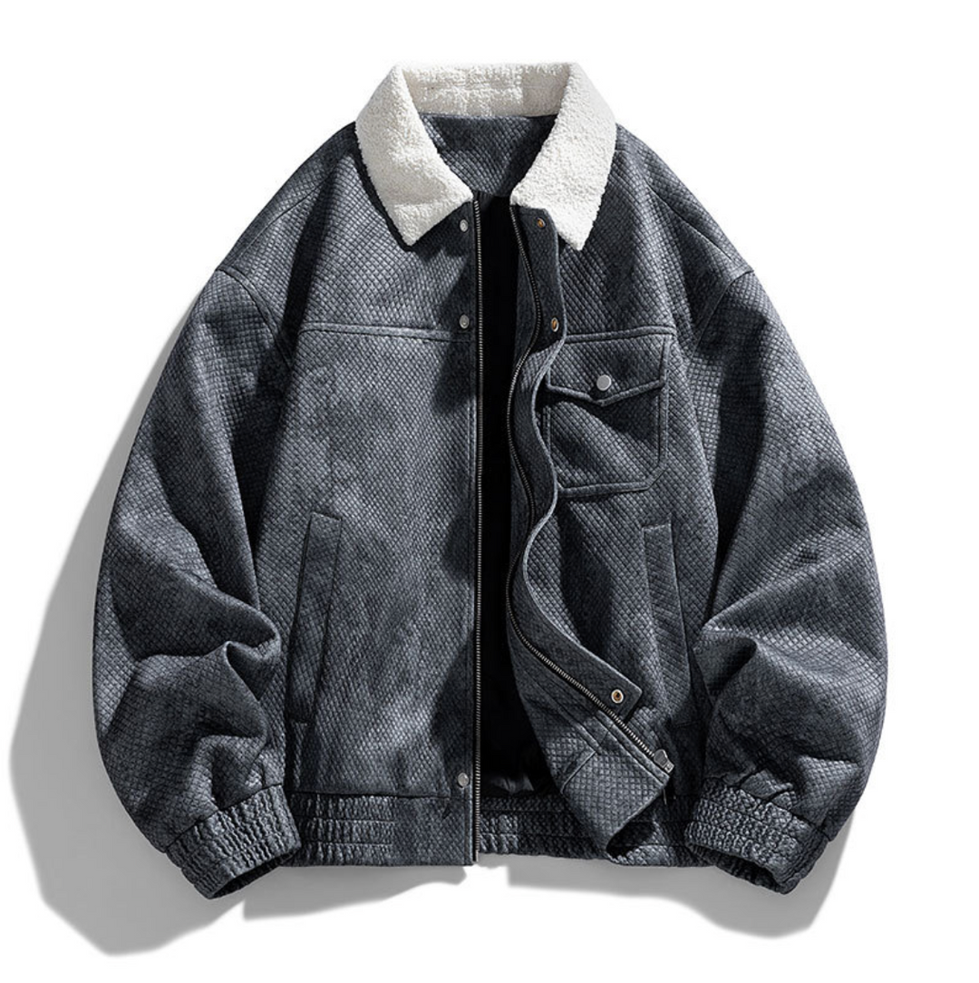 POPULAR LAPEL THICK JACKET