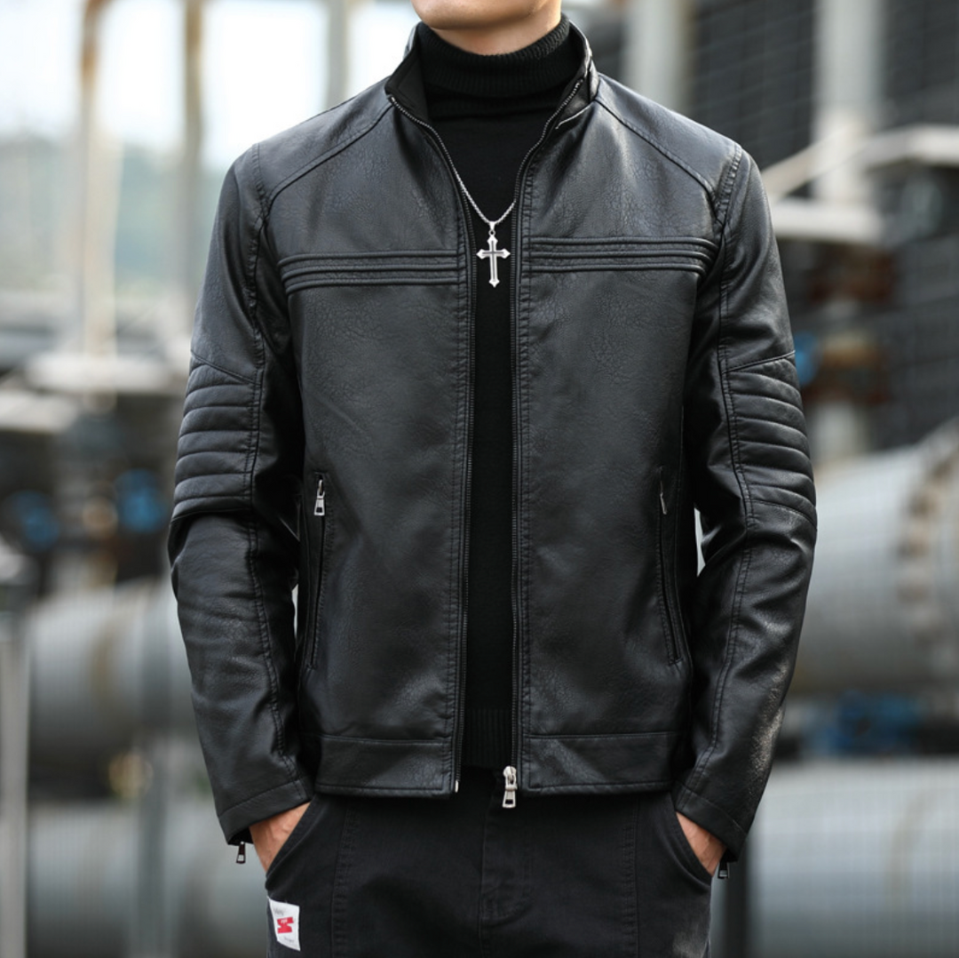 SLIM LEATHER JACKET