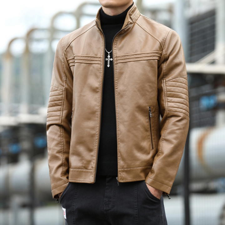 SLIM LEATHER JACKET