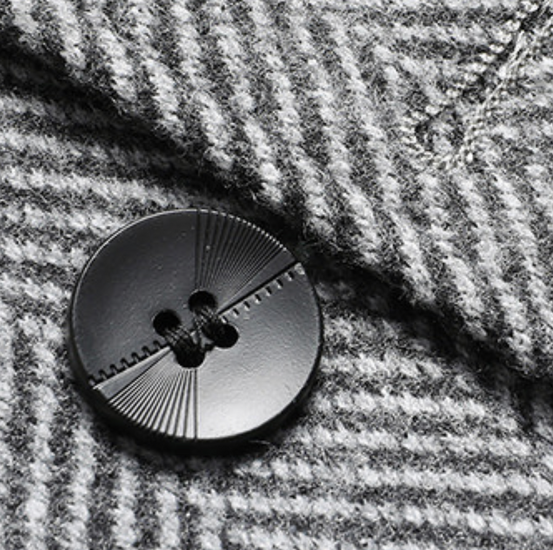 HERRINGBONE WOOL BLAZER
