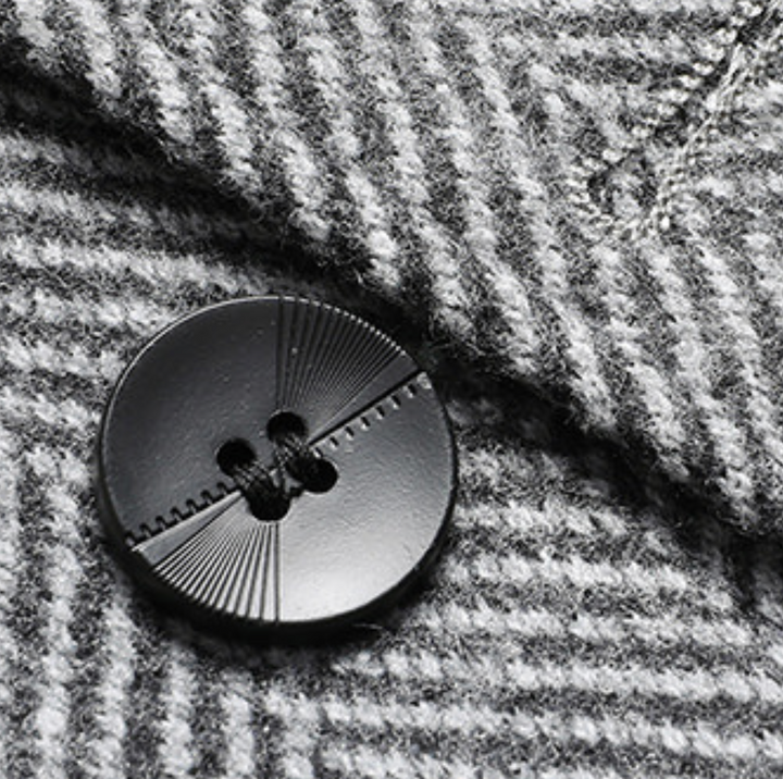HERRINGBONE WOOL BLAZER
