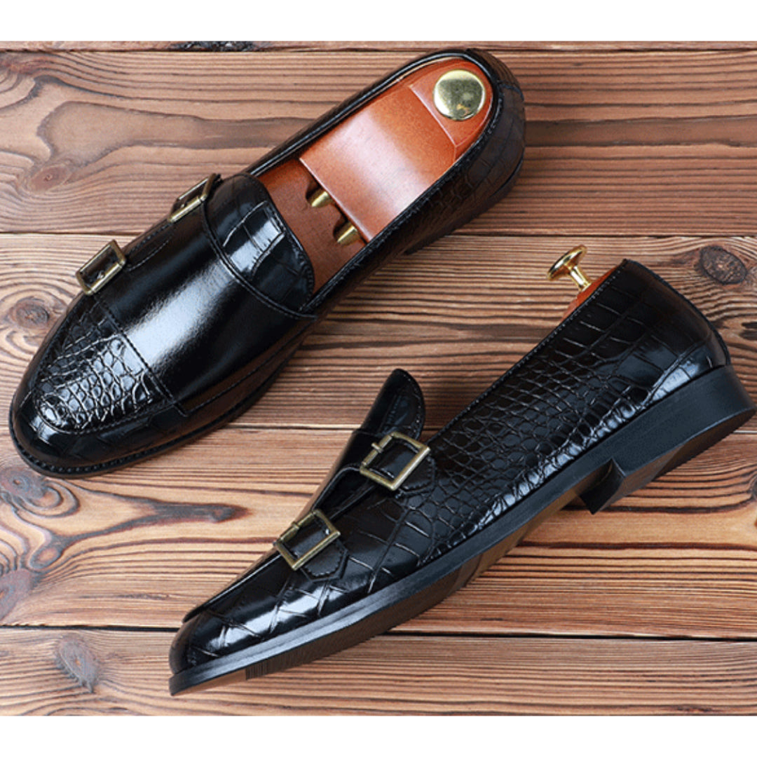 DOUBLE BUCKLE LOAFERS
