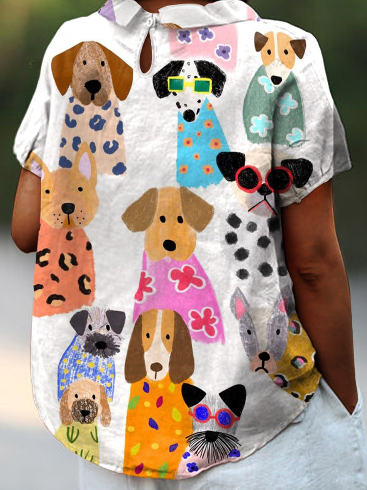 Tilly™ | Dog Pattern Shirt