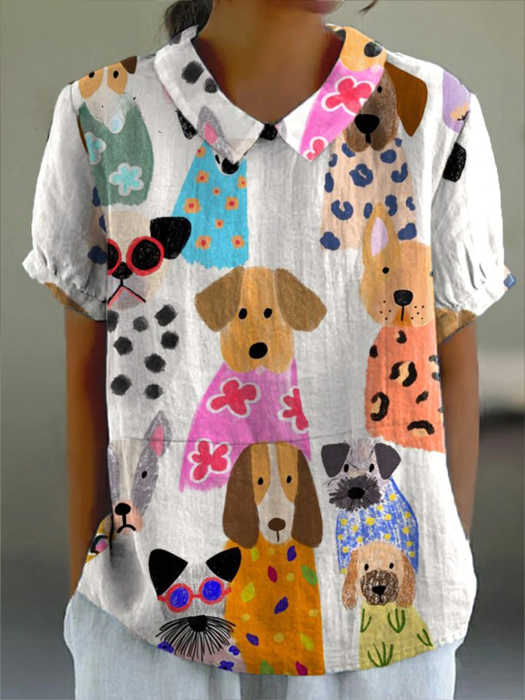 Tilly™ | Dog Pattern Shirt