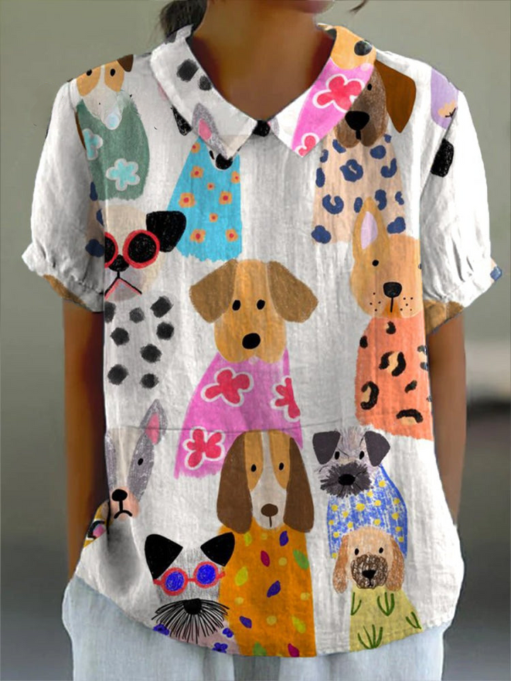 Tilly™ | Dog Pattern Shirt