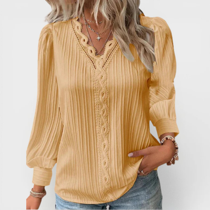 Andrea™ | Elegant Pull-On Blouse