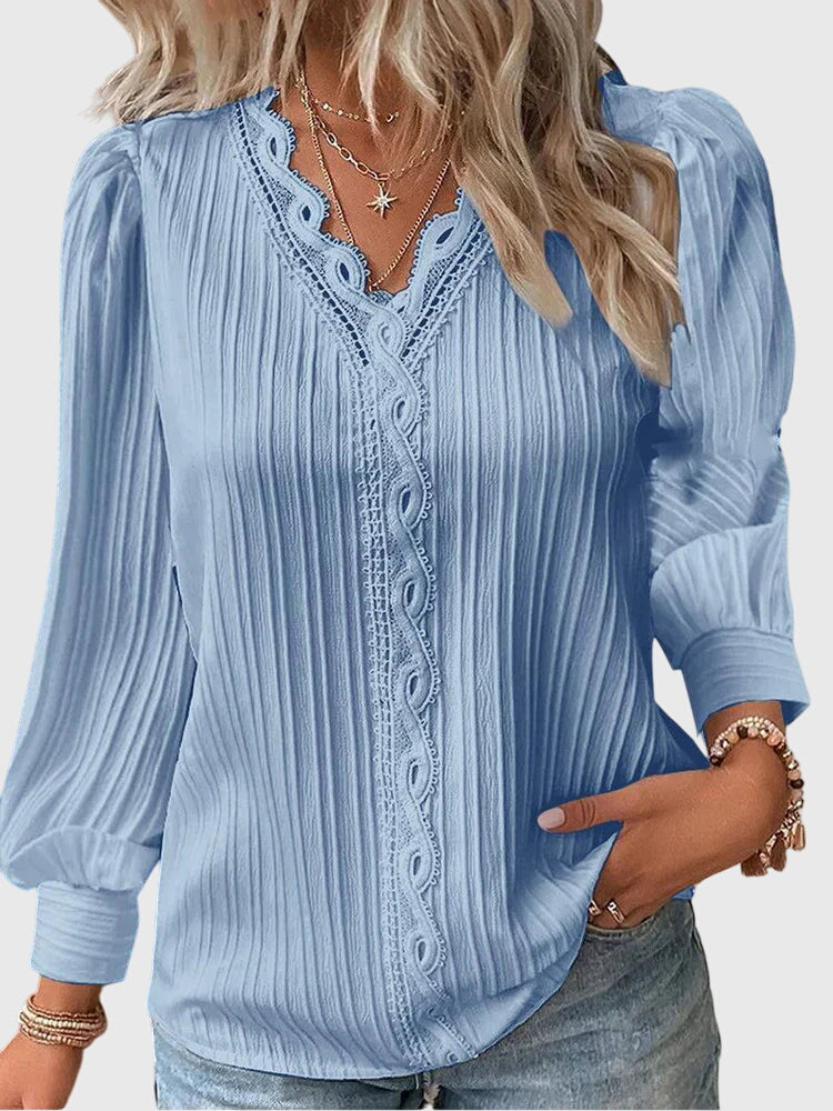 Andrea™ | Elegant Pull-On Blouse