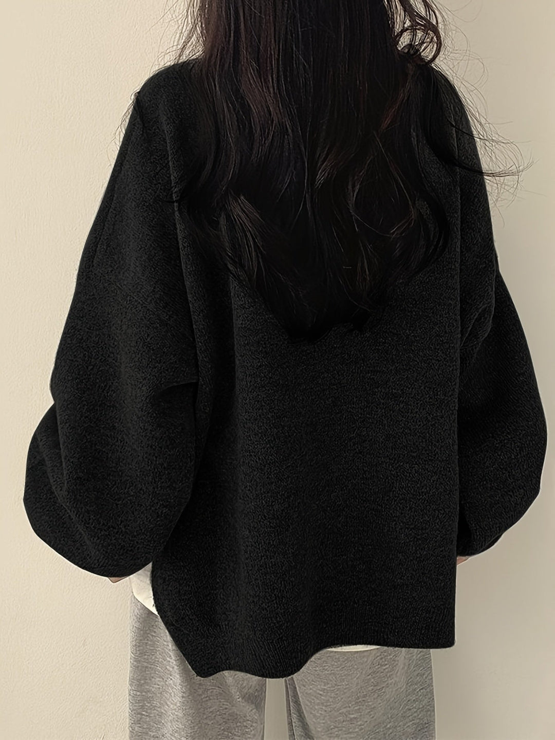 Monroe™ - CLASSIC CREW NECK LONG SLEEVE SWEATER