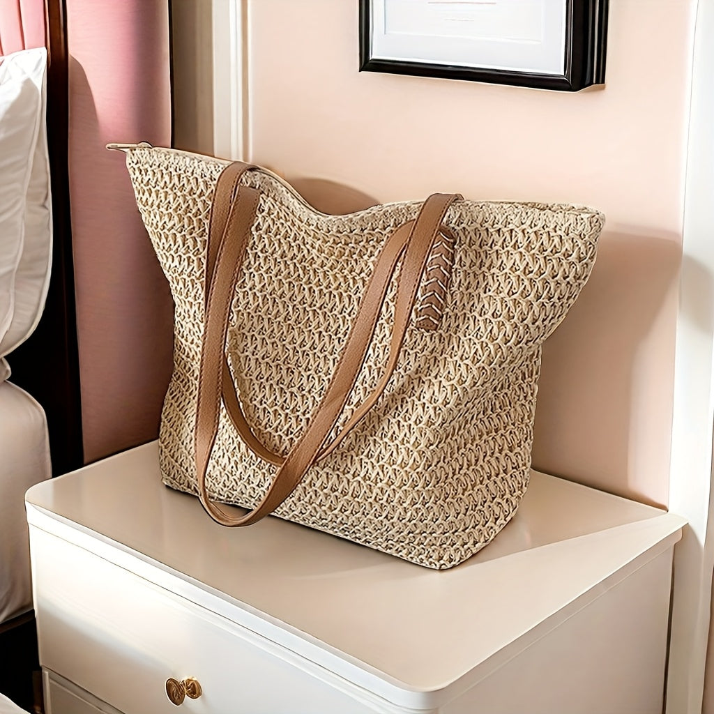 The Riviera Woven Tote