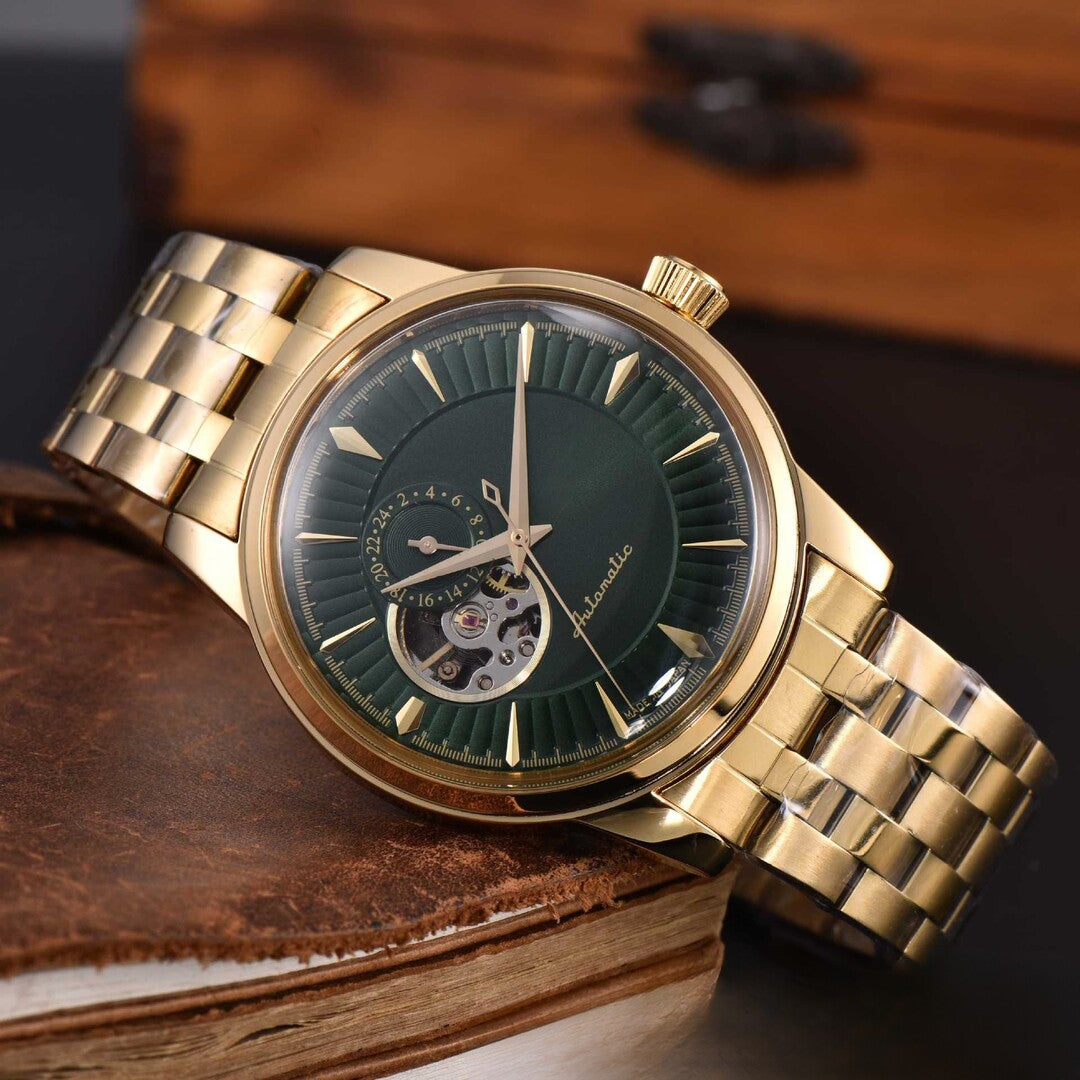 OPEN-HEART AUTOMATIC WATCH