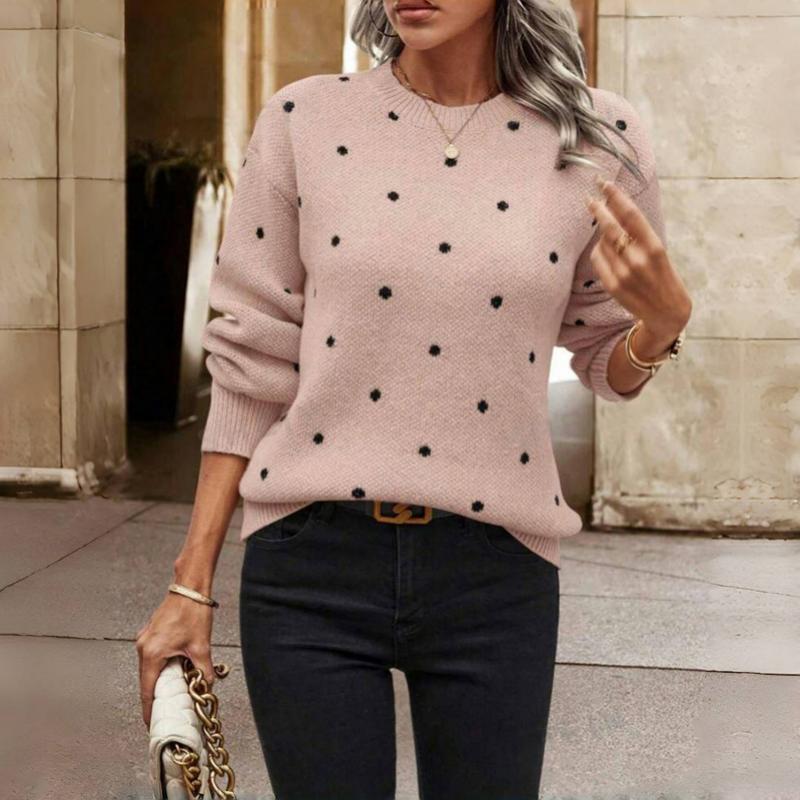 Paula™ | Polka Dot Knitted Pullover