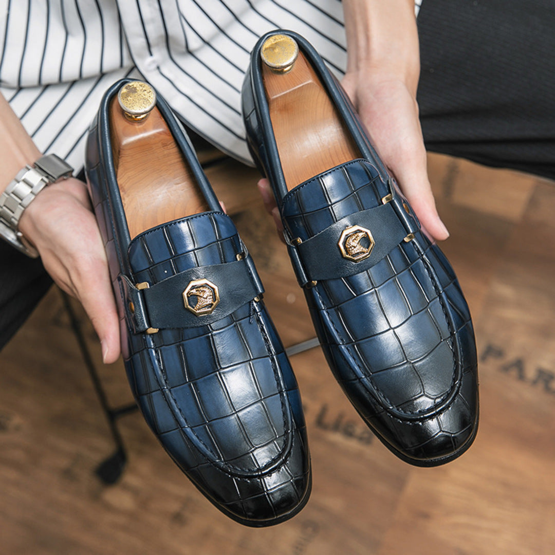 METAL ACCENT LOAFERS