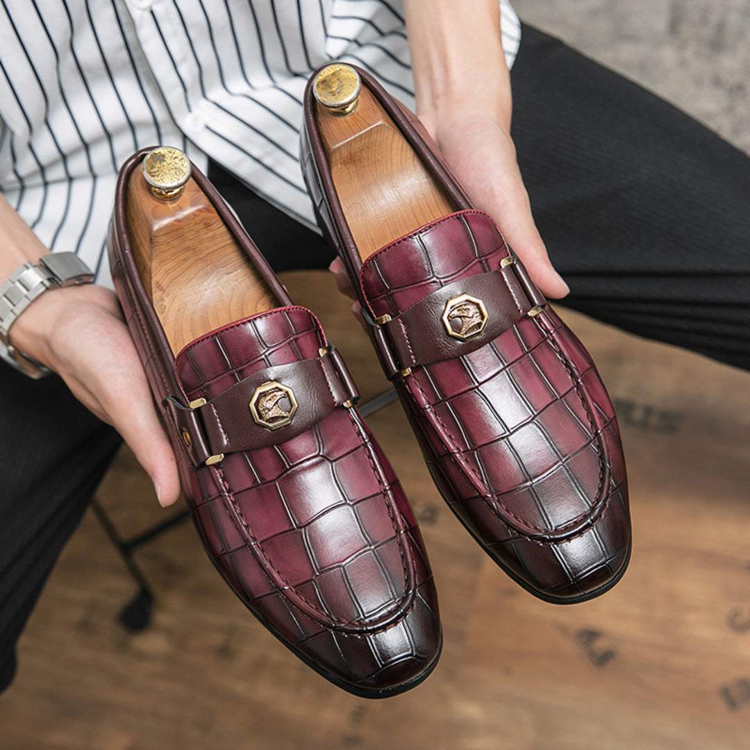 METAL ACCENT LOAFERS
