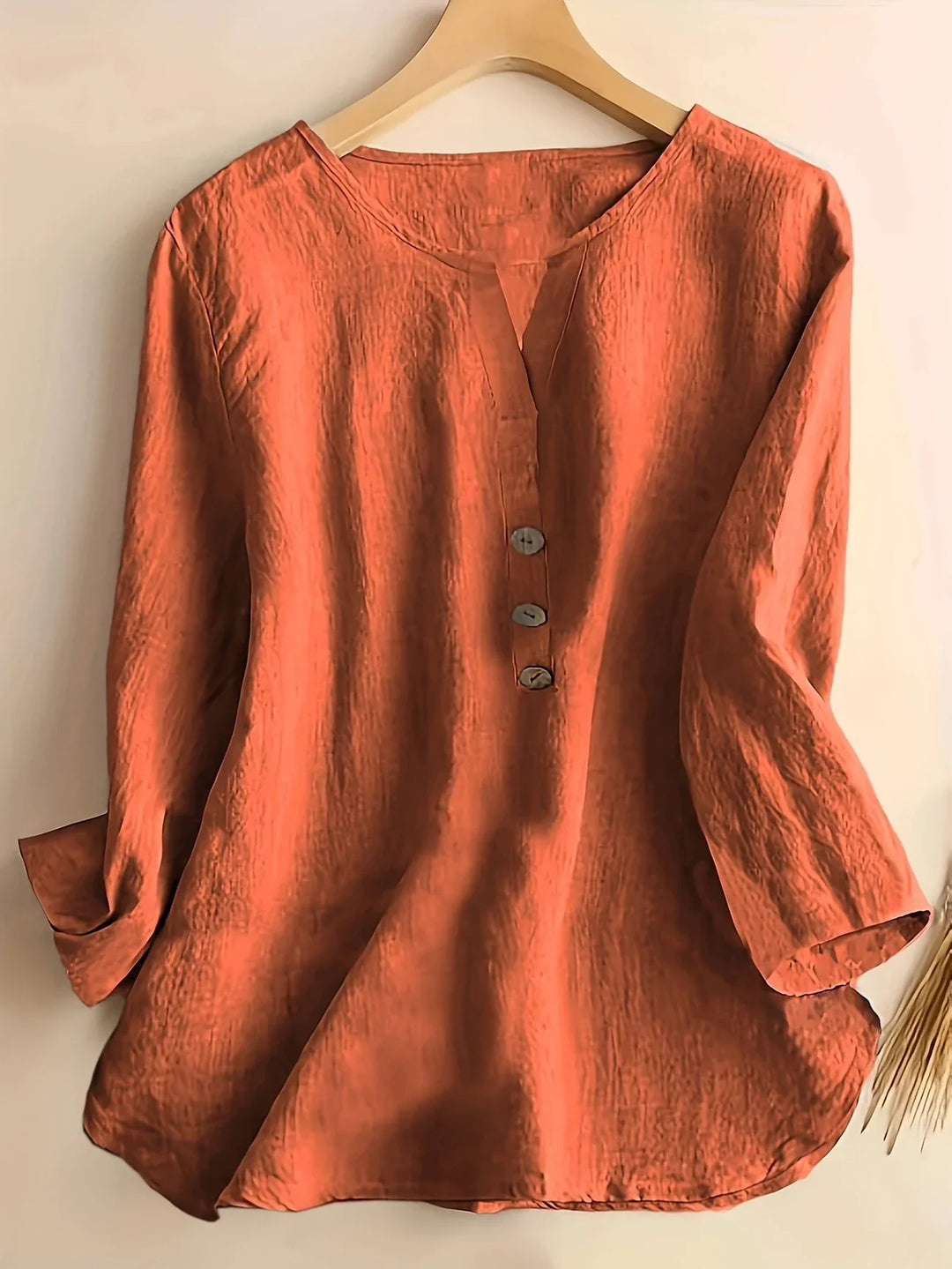 Solénya™ | Cotton-Linen Blouse