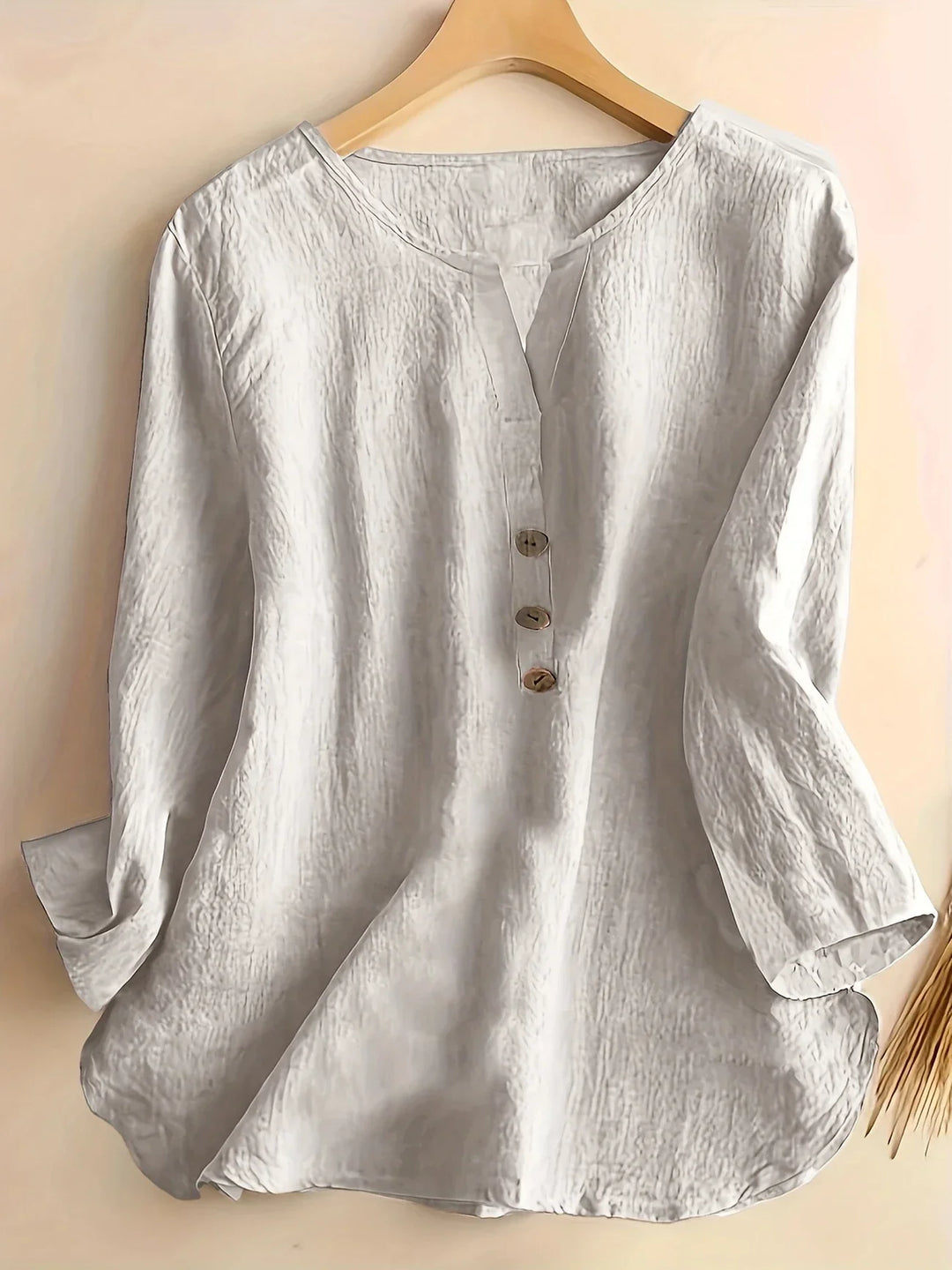 Solénya™ | Cotton-Linen Blouse
