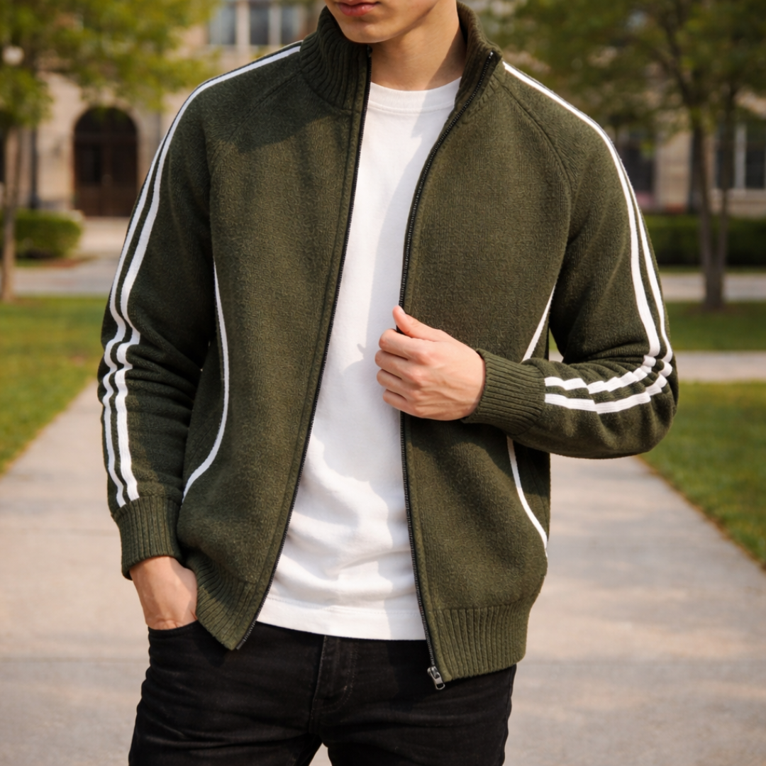 STRIPE TRACK JACKET