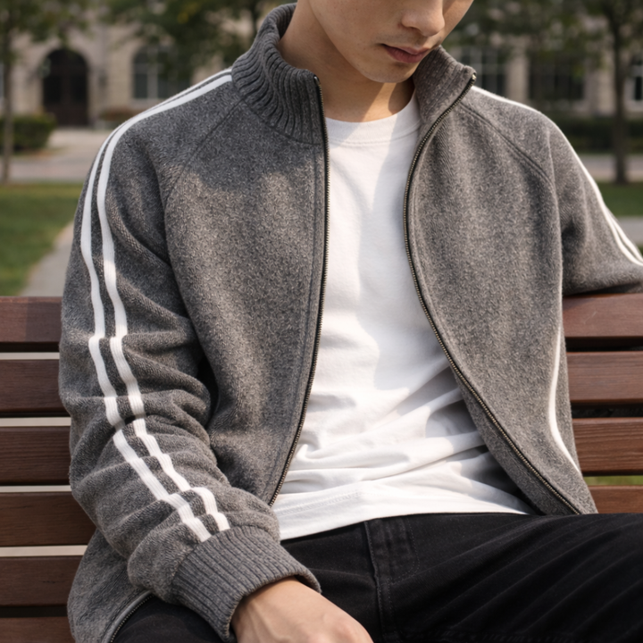 STRIPE TRACK JACKET
