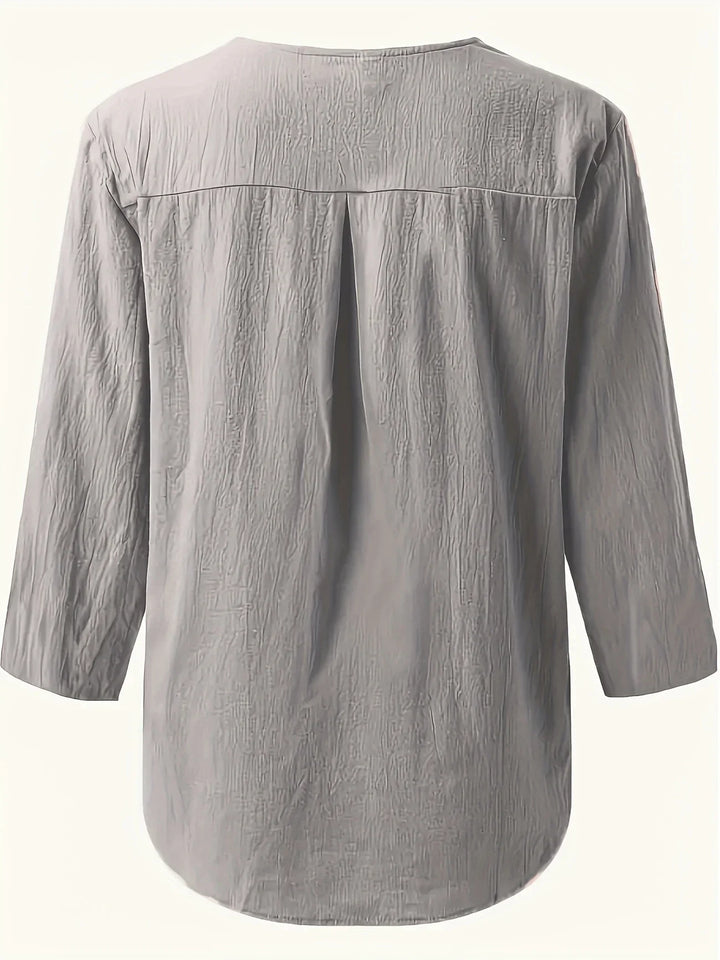 Solénya™ | Cotton-Linen Blouse