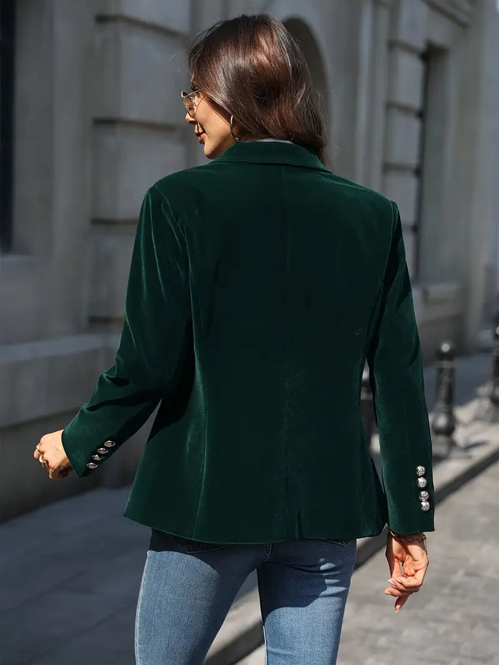 Caterina - Elegant velvet blazer