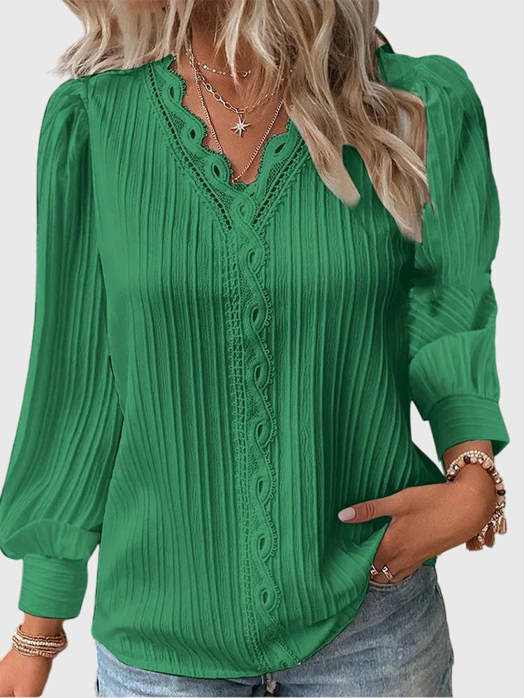 Andrea™ | Elegant Pull-On Blouse
