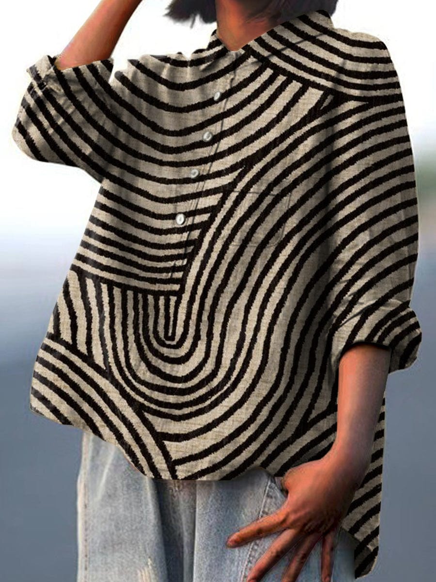 Jacinthe™ | Modern Graphic Blouse