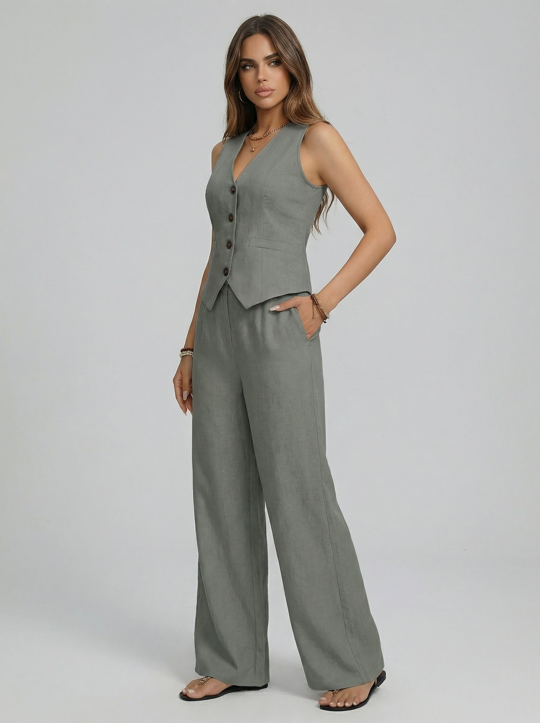 Vélaria™ | Gilet and Trousers Set