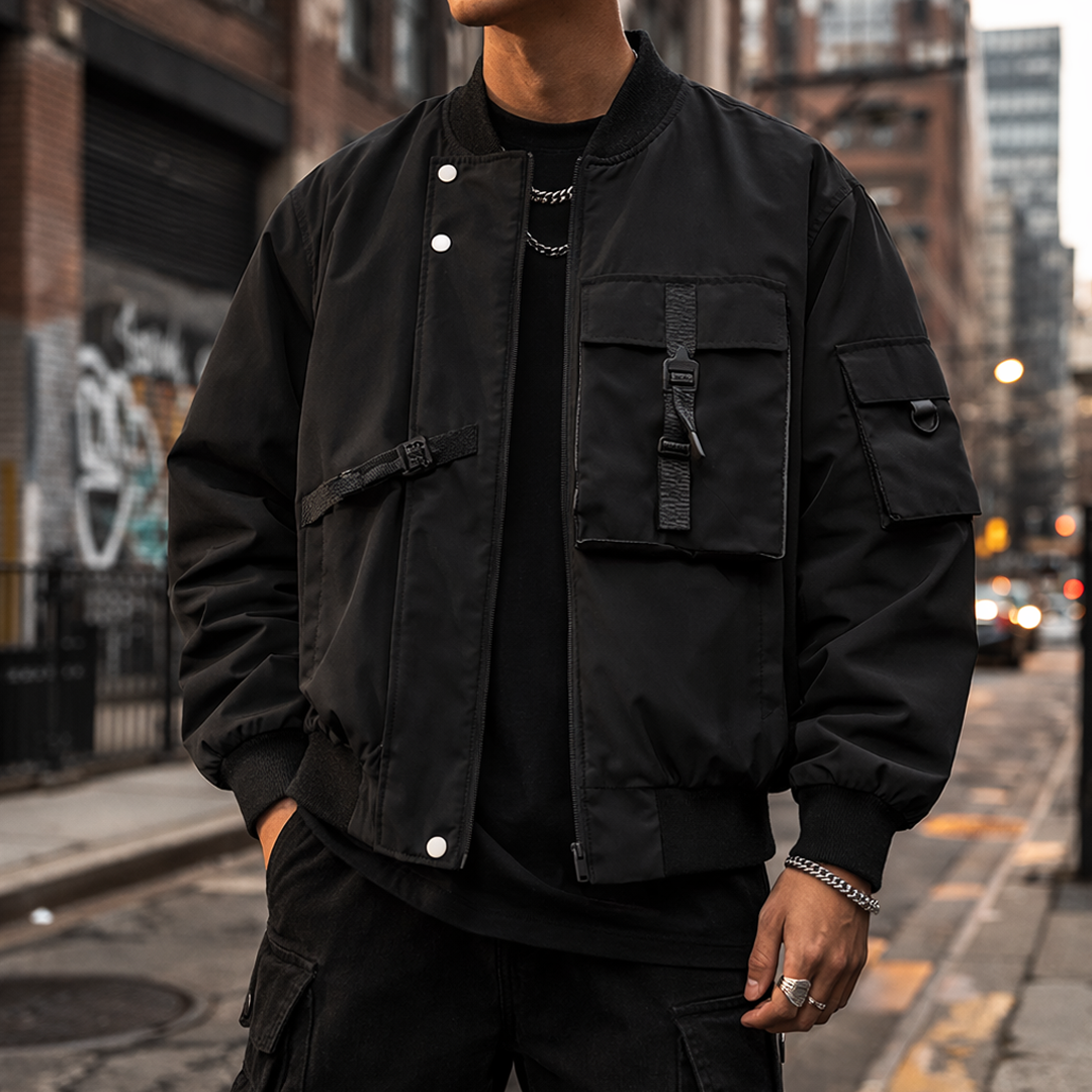 CARGO BOMBER JACKET