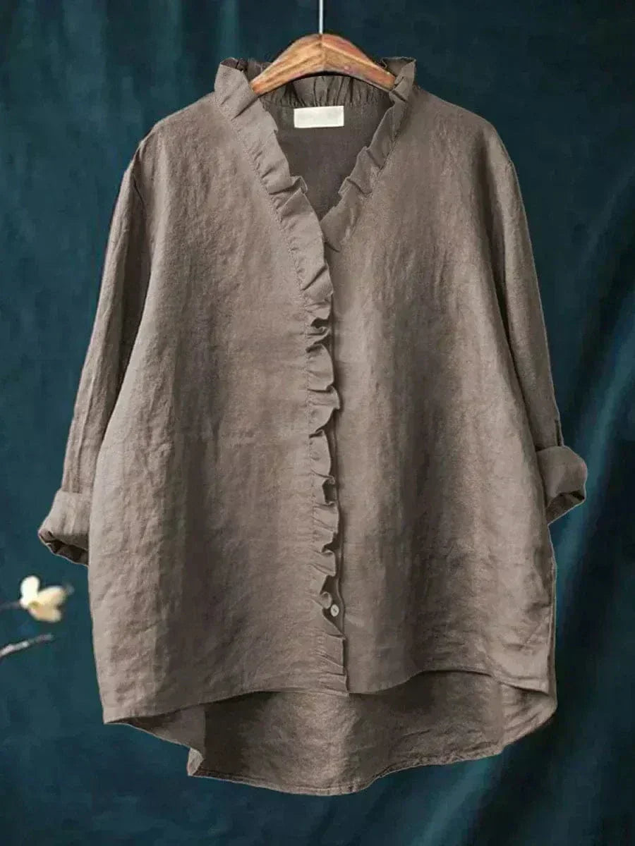 Célestine™ | Delicate Ruffled Blouse