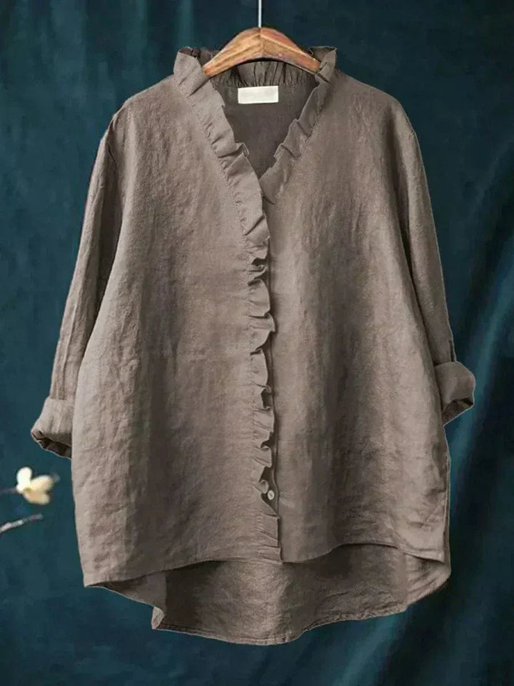 Célestine™ | Delicate Ruffled Blouse
