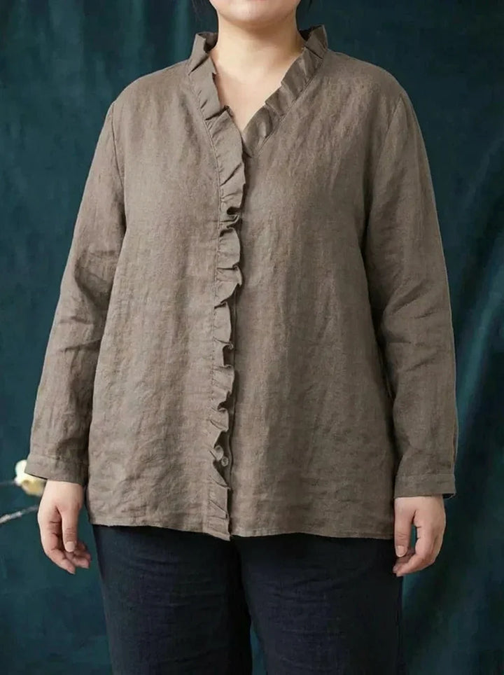 Eline™ | Elegant Summer Linen Blouse