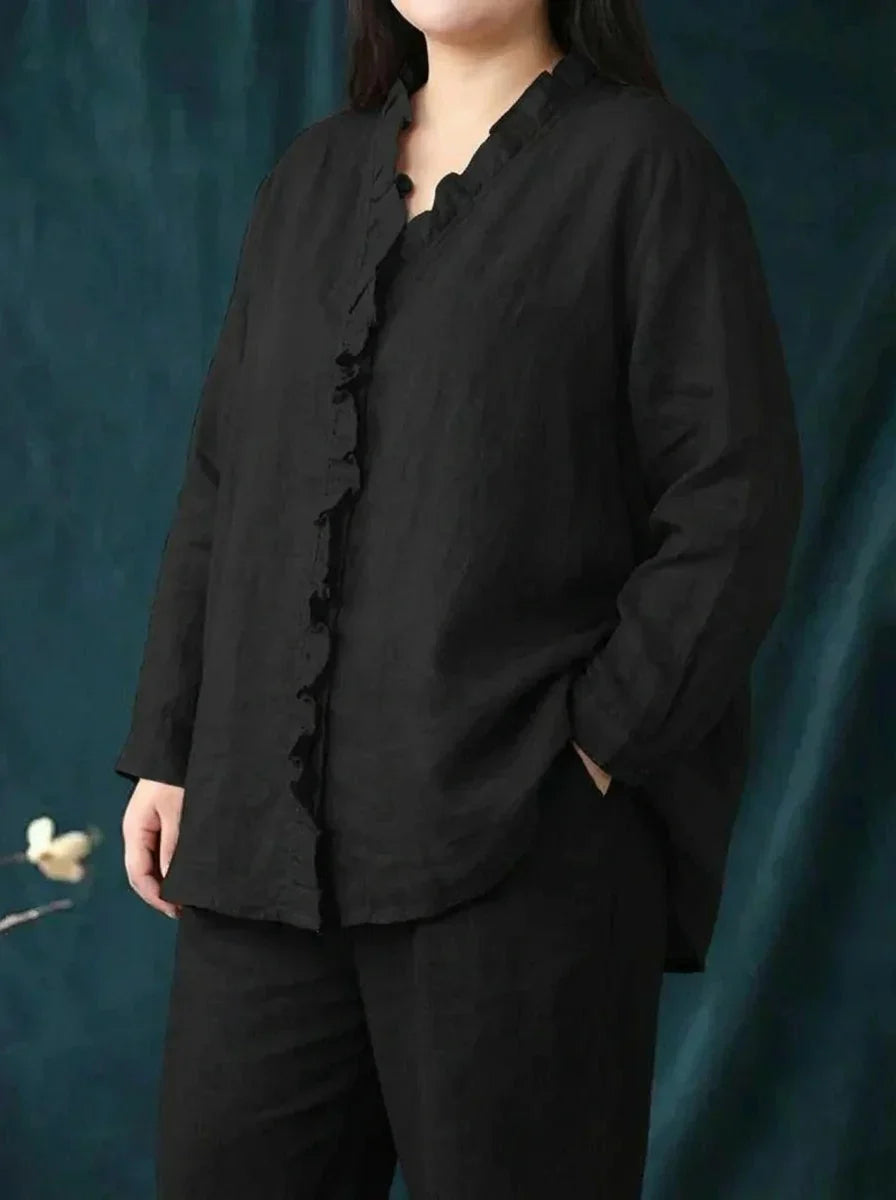 Eline™ | Elegant Summer Linen Blouse