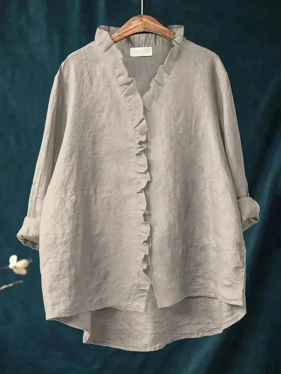 Célestine™ | Delicate Ruffled Blouse