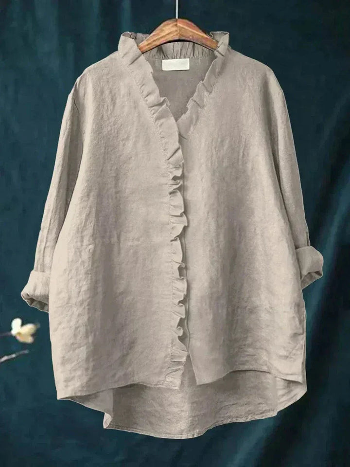 Célestine™ | Delicate Ruffled Blouse