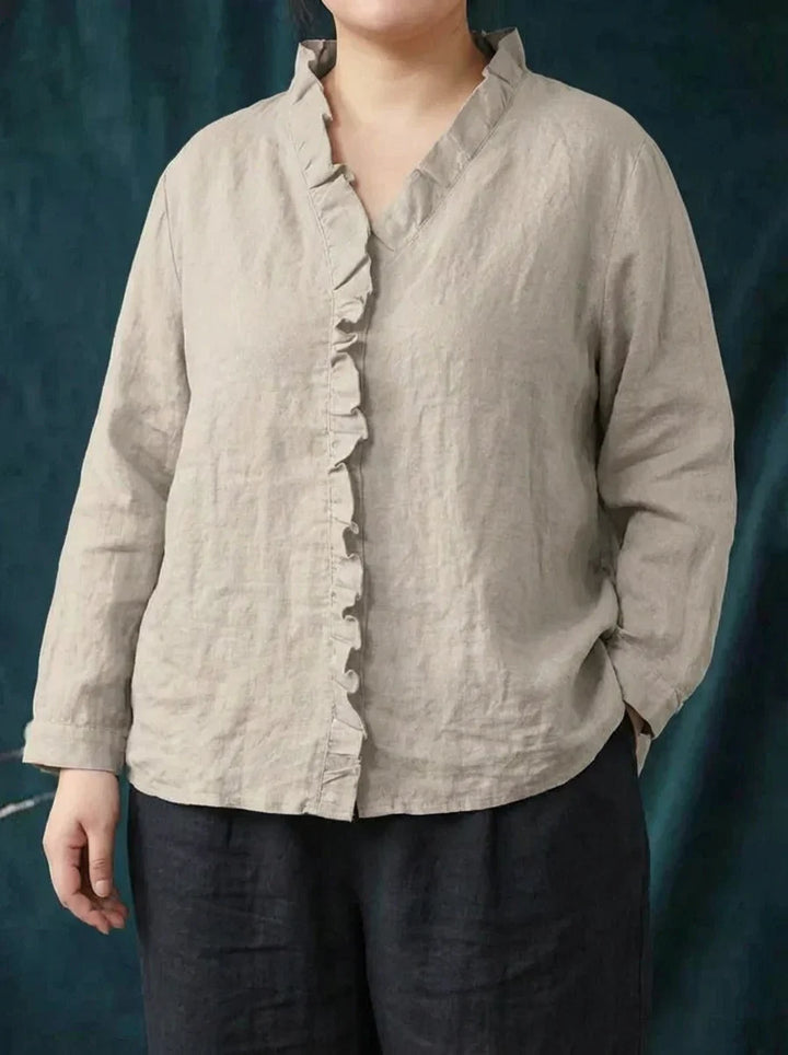 Eline™ | Elegant Summer Linen Blouse