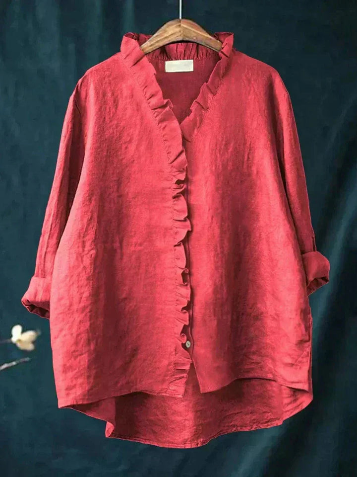Célestine™ | Delicate Ruffled Blouse