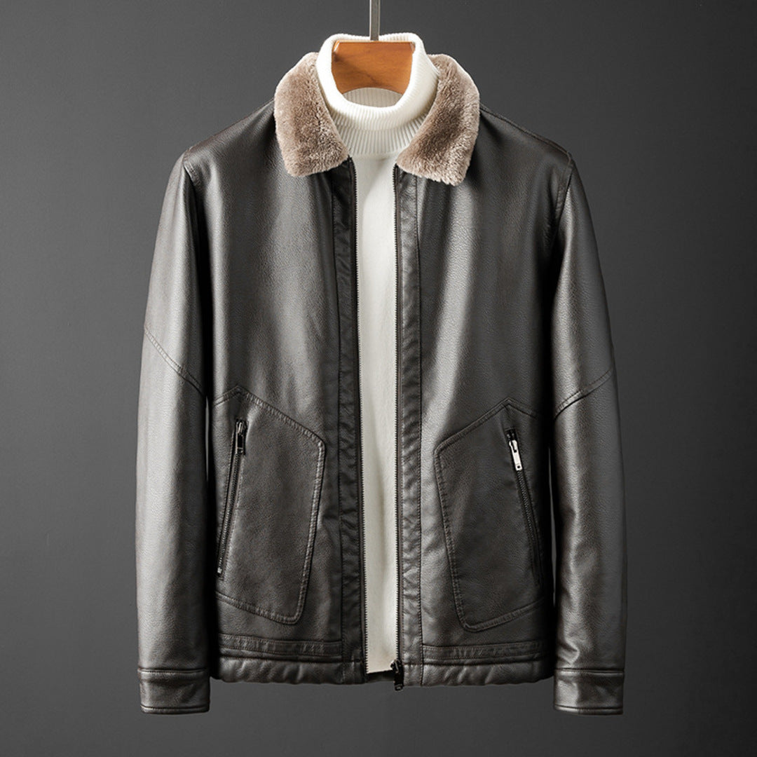 LIGHT LEATHER JACKET
