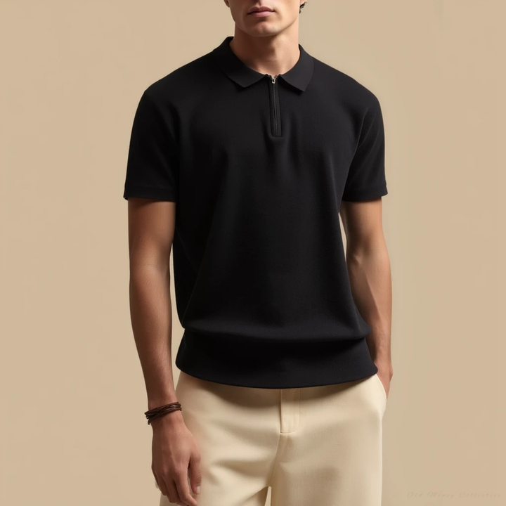 Caleb - Zip-Up Polo | By Julian & Claire Toronto