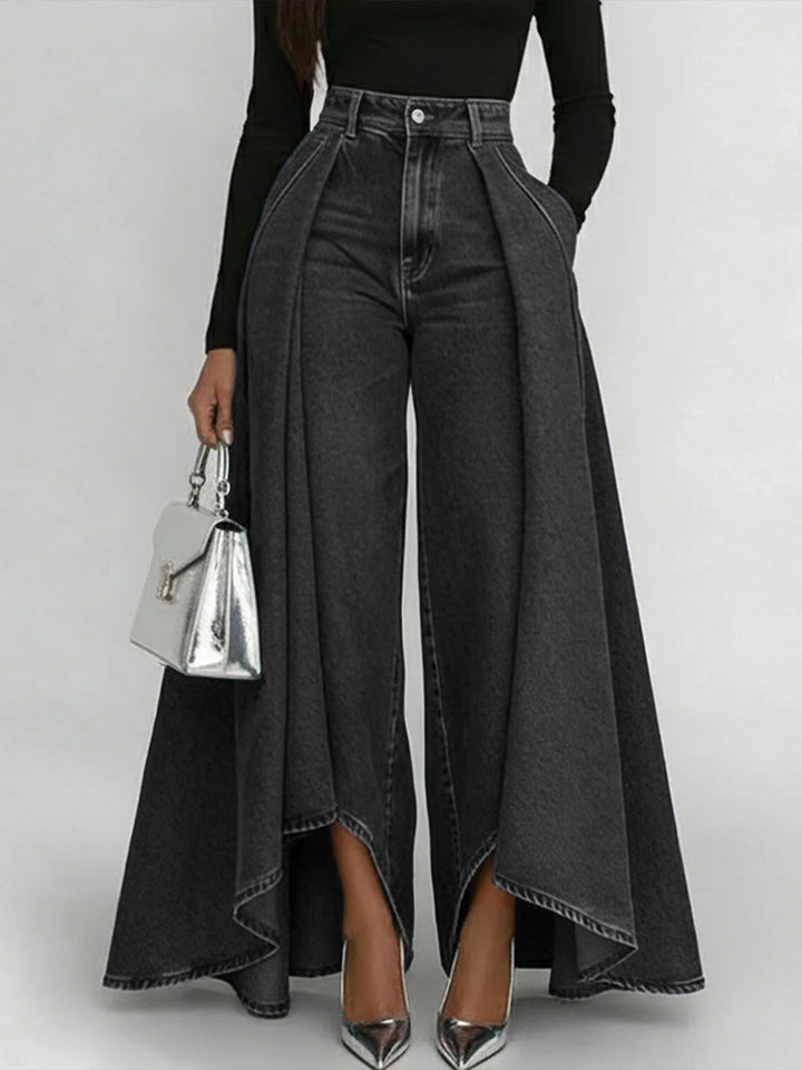 Amelia - High-Waisted Wide-Leg Jeans