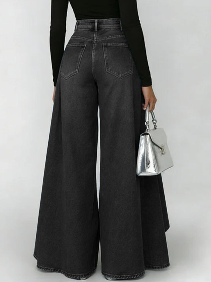 Amelia - High-Waisted Wide-Leg Jeans
