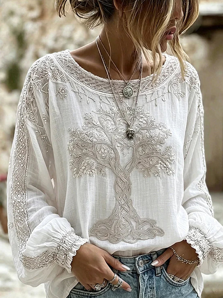 Arborée™ | Top vintage embroidered
