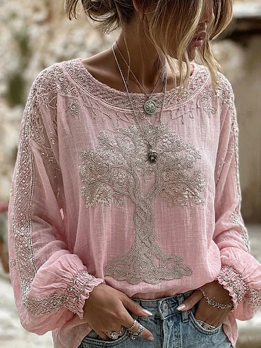 Arborée™ | Top vintage embroidered
