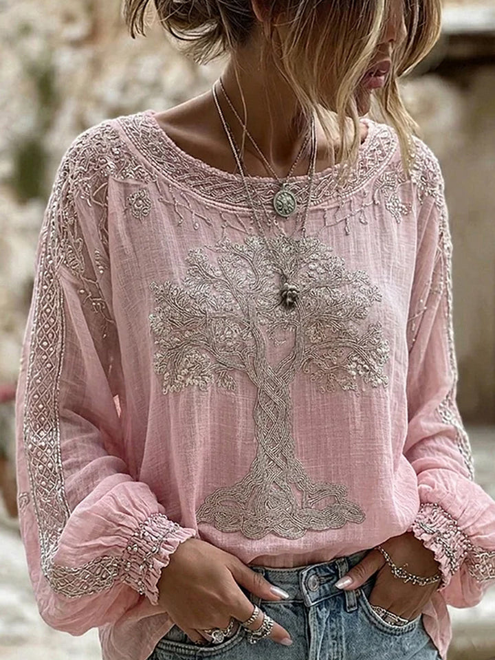 Arborée™ | Top vintage embroidered