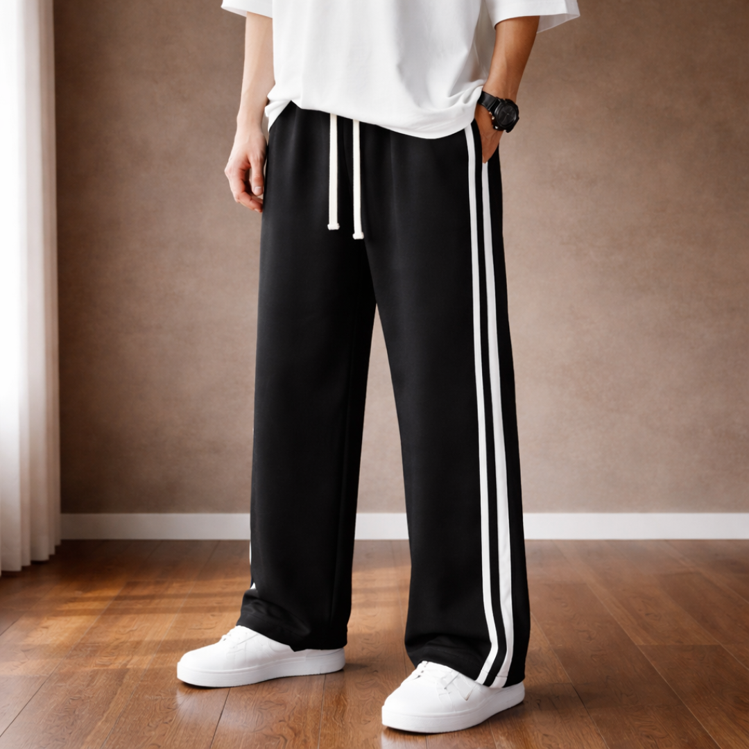 STRIPE TRACK TROUSERS