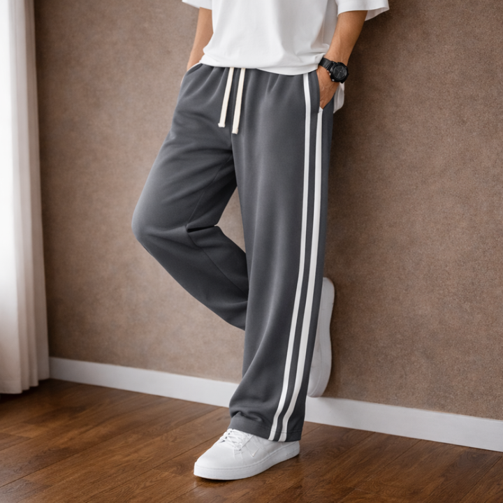 STRIPE TRACK TROUSERS