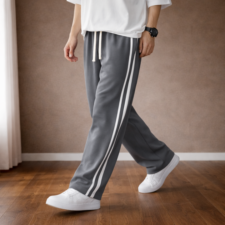 STRIPE TRACK TROUSERS